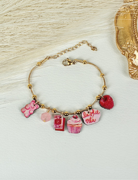 Bracciale acciaio "La dolce vita"