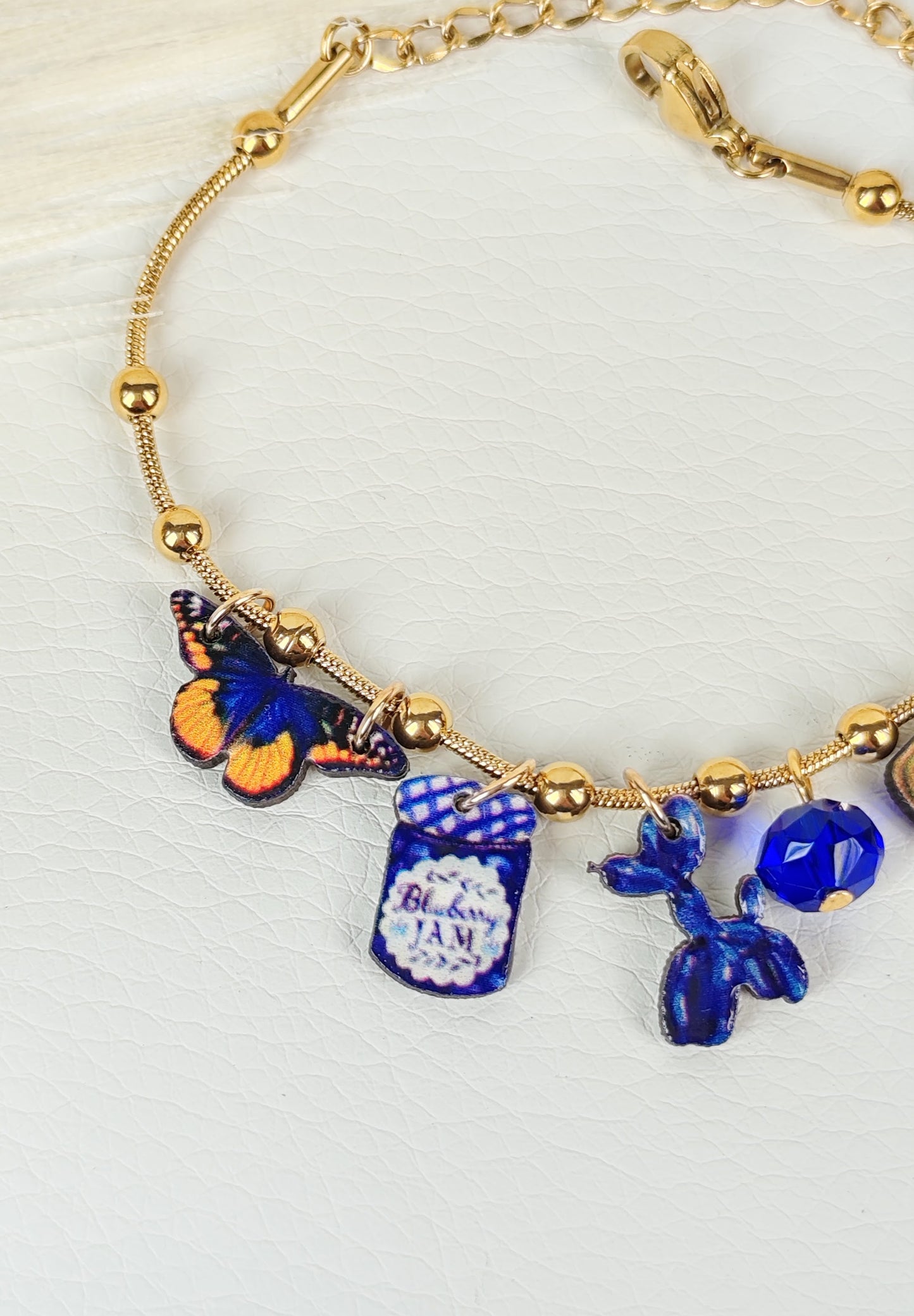 Bracciale acciaio "Blu dipinto di Blu"