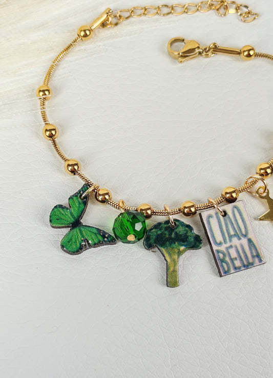 Bracciale acciaio "Ciao Bella"