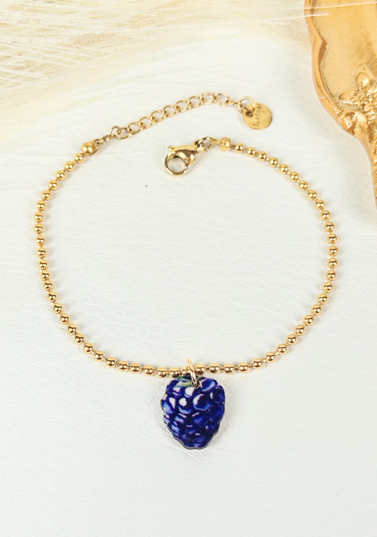 Bracciale acciaio "mora"