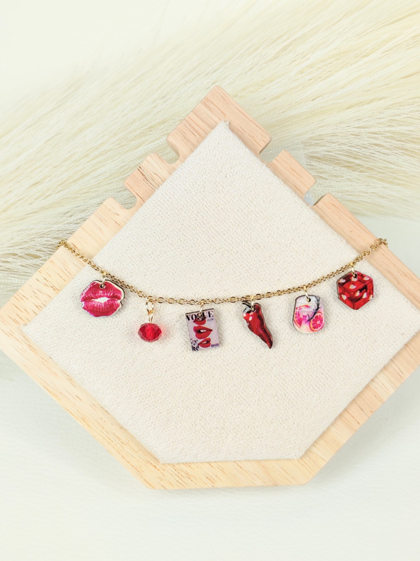 Collana in acciaio "Serata tra amiche"