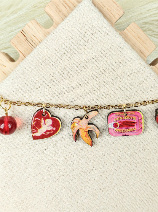 Collana in acciaio "Ragazza Simpatica"