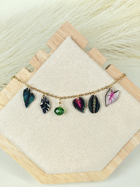 Collana in acciaio "Pollice verde"