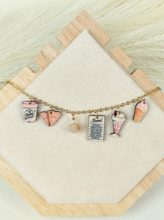 Collana in acciaio "Gelato"