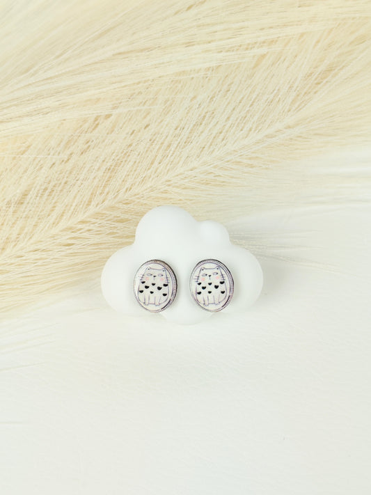 Orecchini a lobo gatto 1