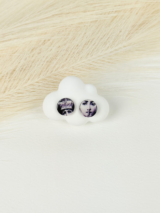 Orecchini a lobo Fornasetti 4