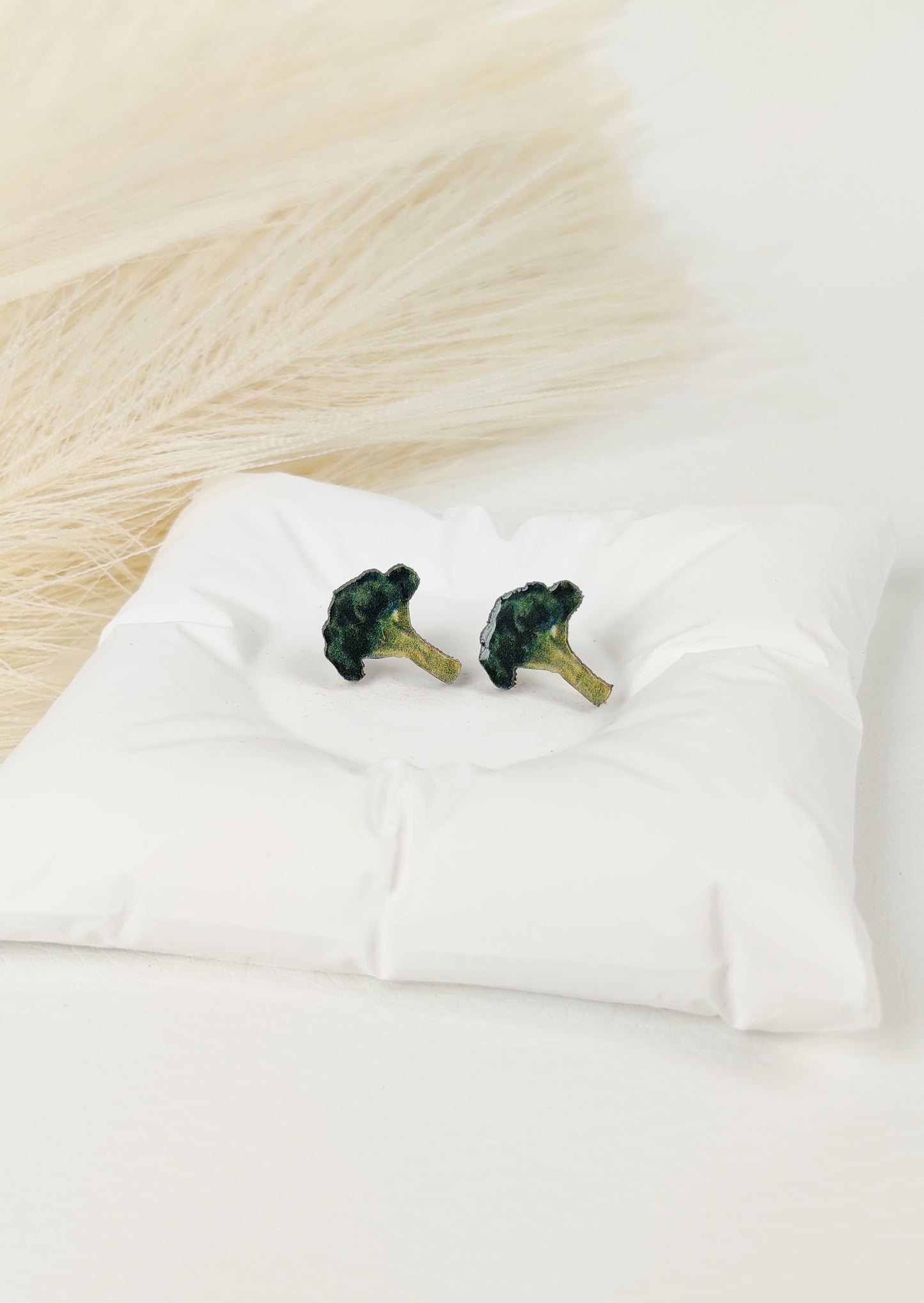 Orecchini a lobo broccolo