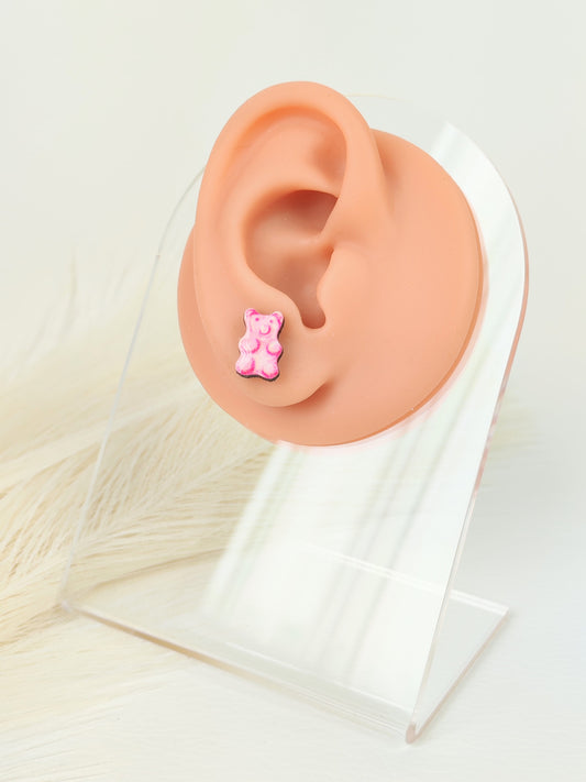 Orecchini a lobo orsetti gommosi