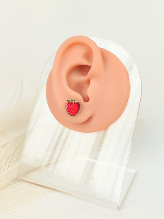 Orecchini a lobo fragole