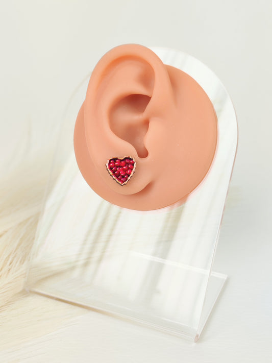 Orecchini a lobo crostata alle ciliegie