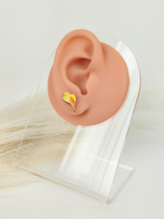 Orecchini a lobo pesciolino azzurro