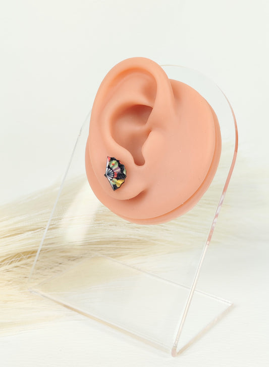 Orecchini a lobo ventaglio giapponese 3