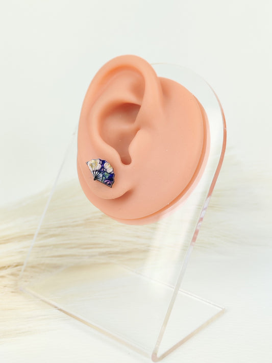 Orecchini a lobo ventaglio giapponese 1