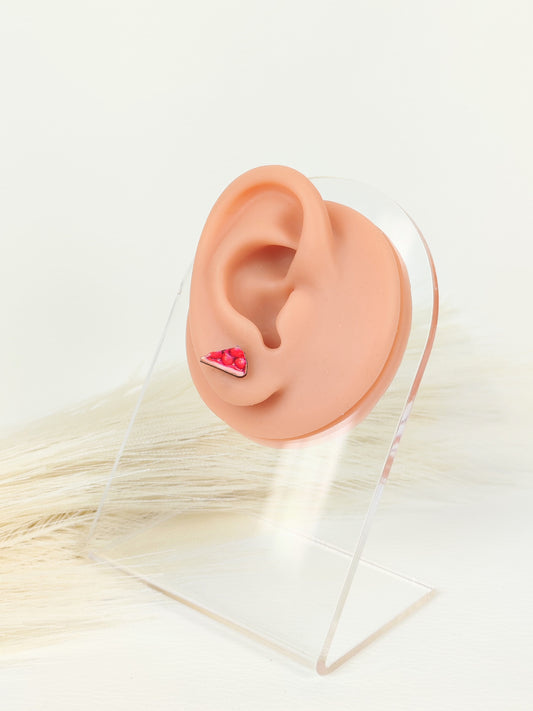 Orecchini a lobo crostata di ciliegie