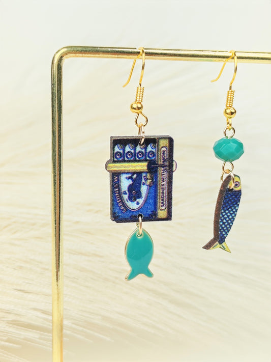 Orecchini Sardine Turchese
