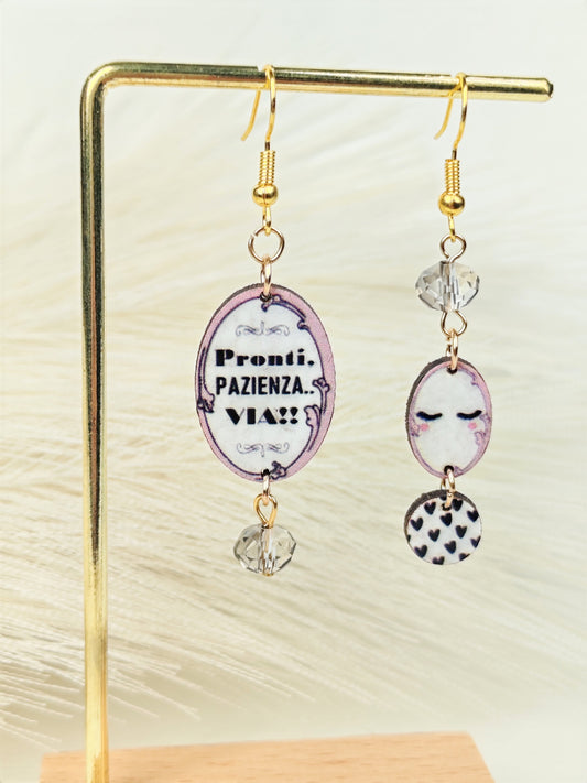 Orecchini "Pronti, pazienza..via!"