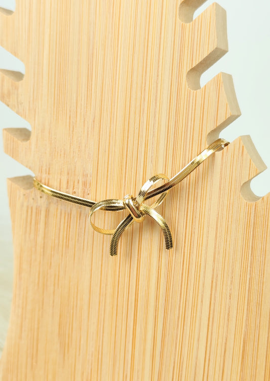 Cavigliera in acciaio fiocco