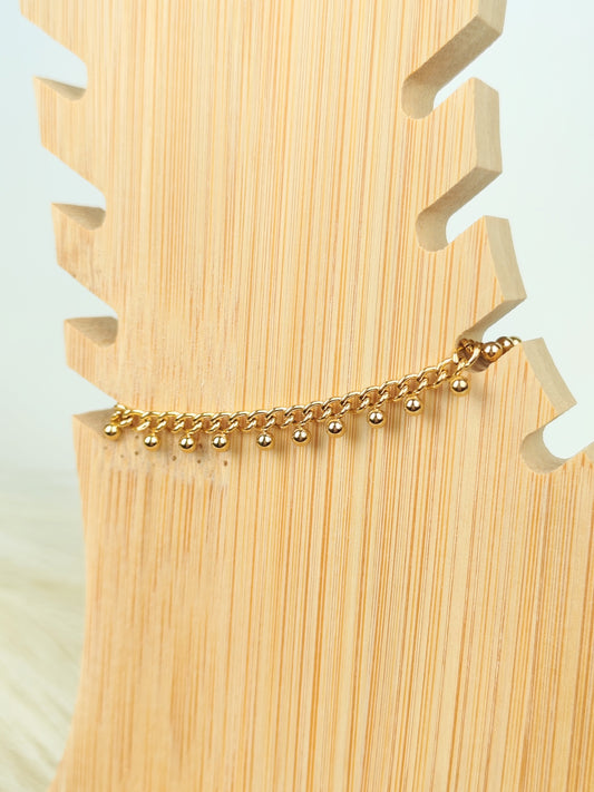 Cavigliera in acciaio "India"