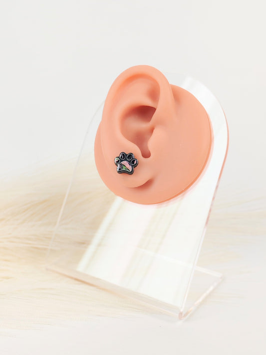 Orecchini a lobo cane verde