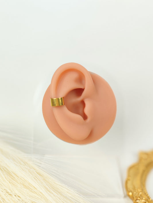 Ear Cuff acciaio dorato polsino