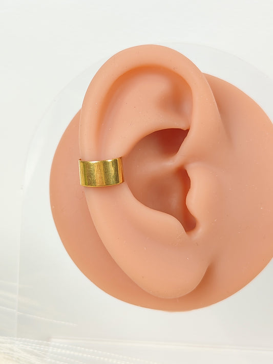 Ear Cuff acciaio dorato polsino
