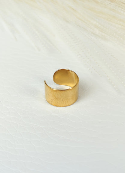 Ear Cuff acciaio dorato polsino
