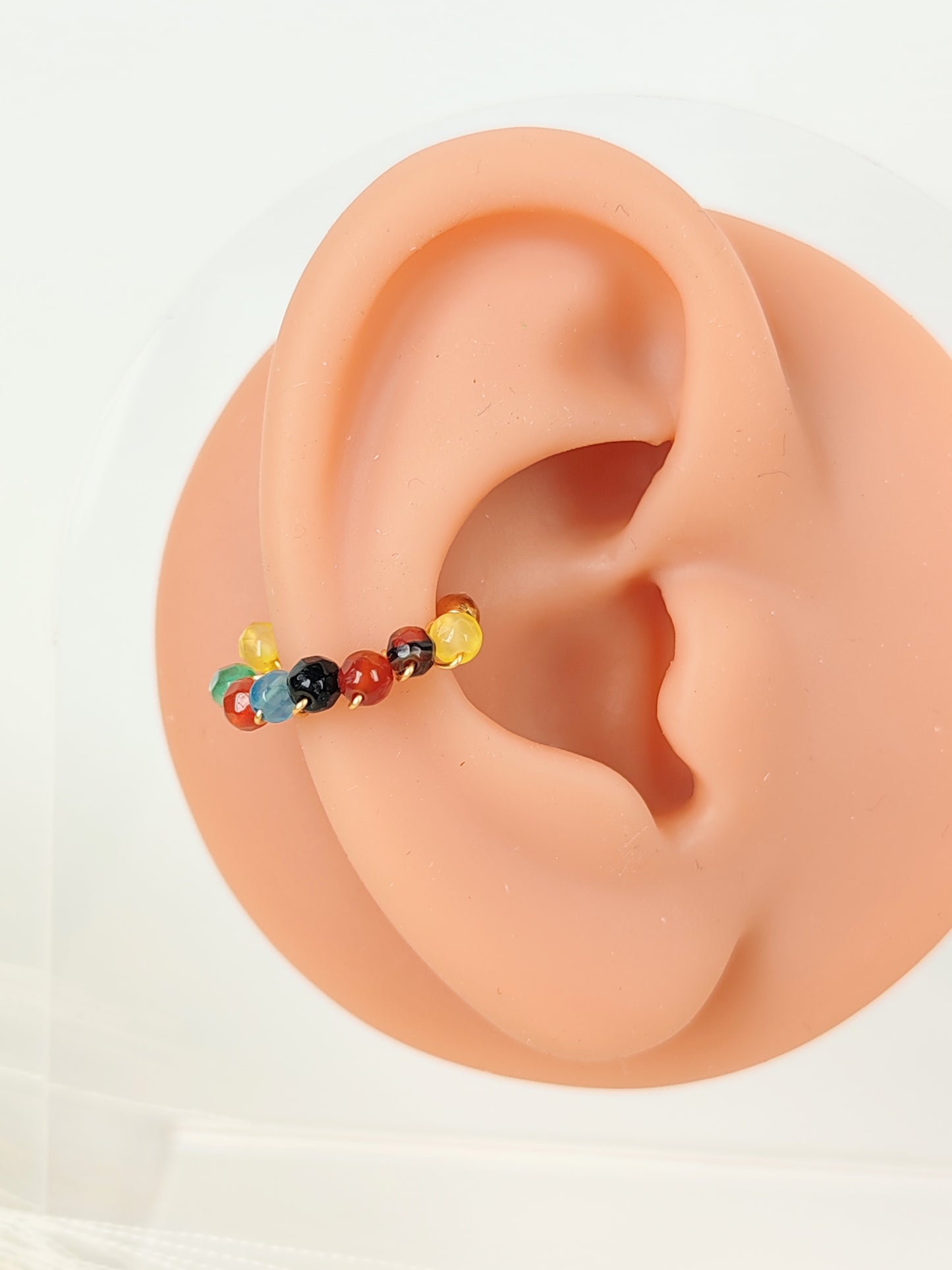 Ear Cuff perline colorate