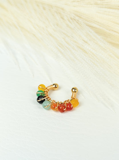Ear Cuff perline colorate