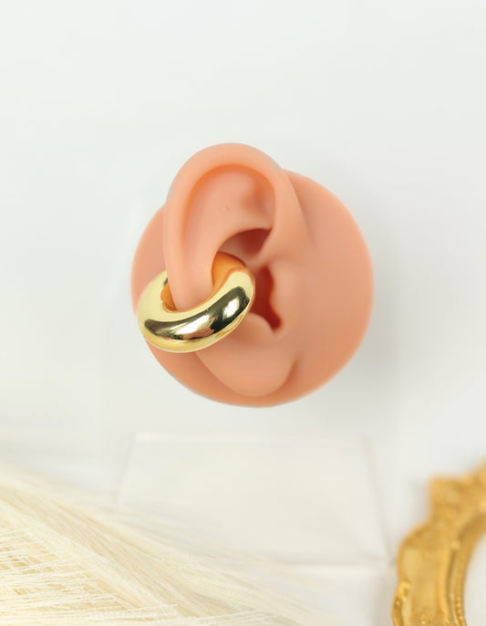 Ear Cuff acciaio big liscio