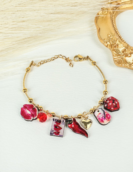 Bracciale acciaio "Festa tra amiche"