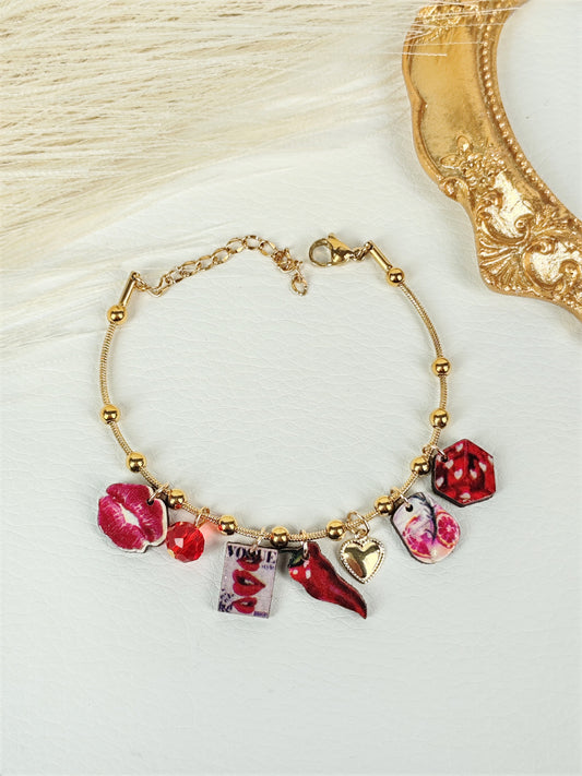 Bracciale acciaio "Festa tra amiche"