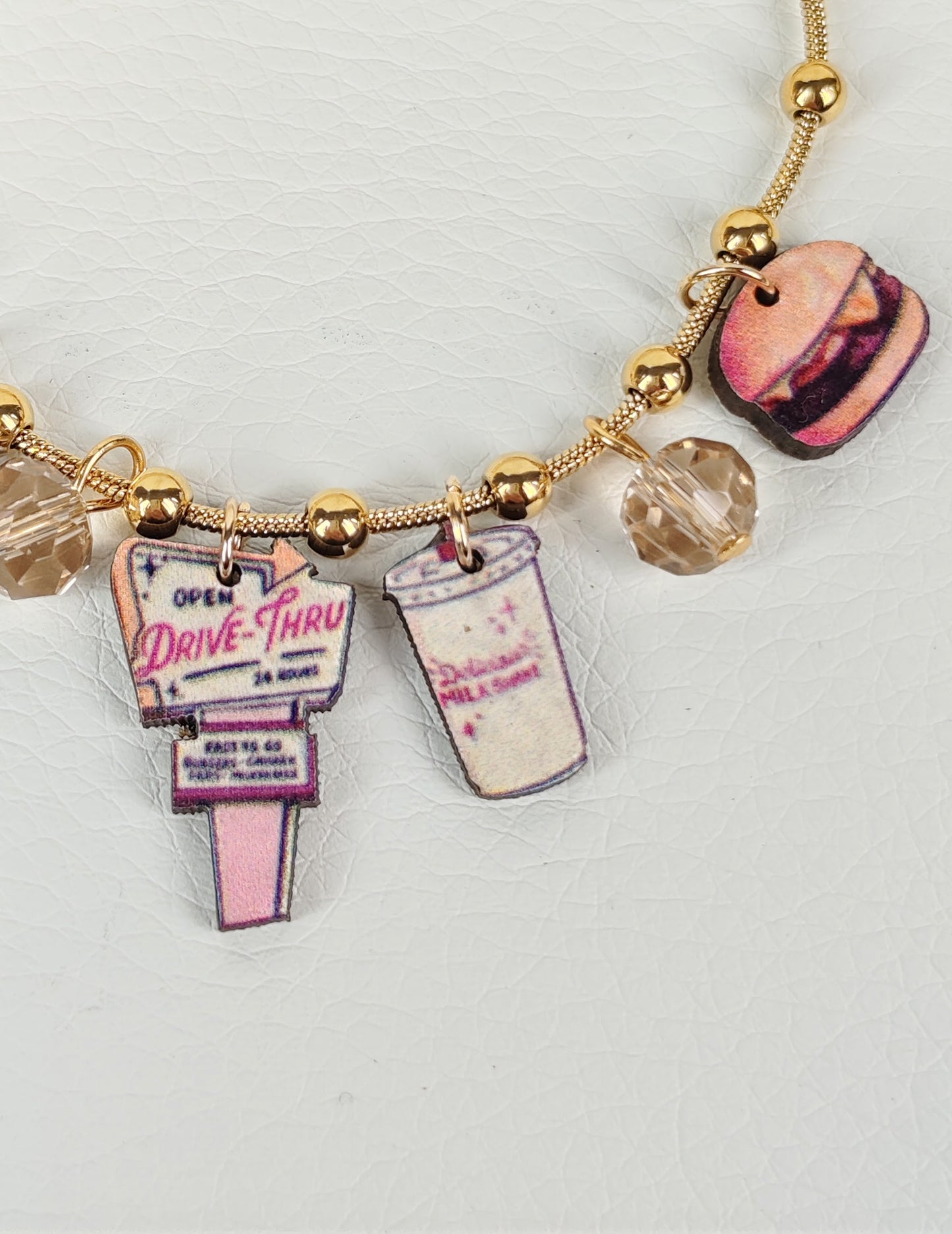 Bracciale acciaio "Fast Food"
