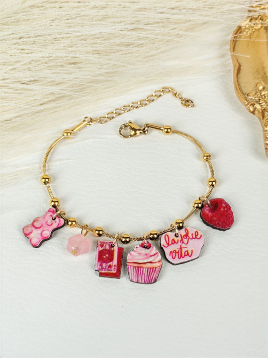 Bracciale acciaio "La dolce vita"