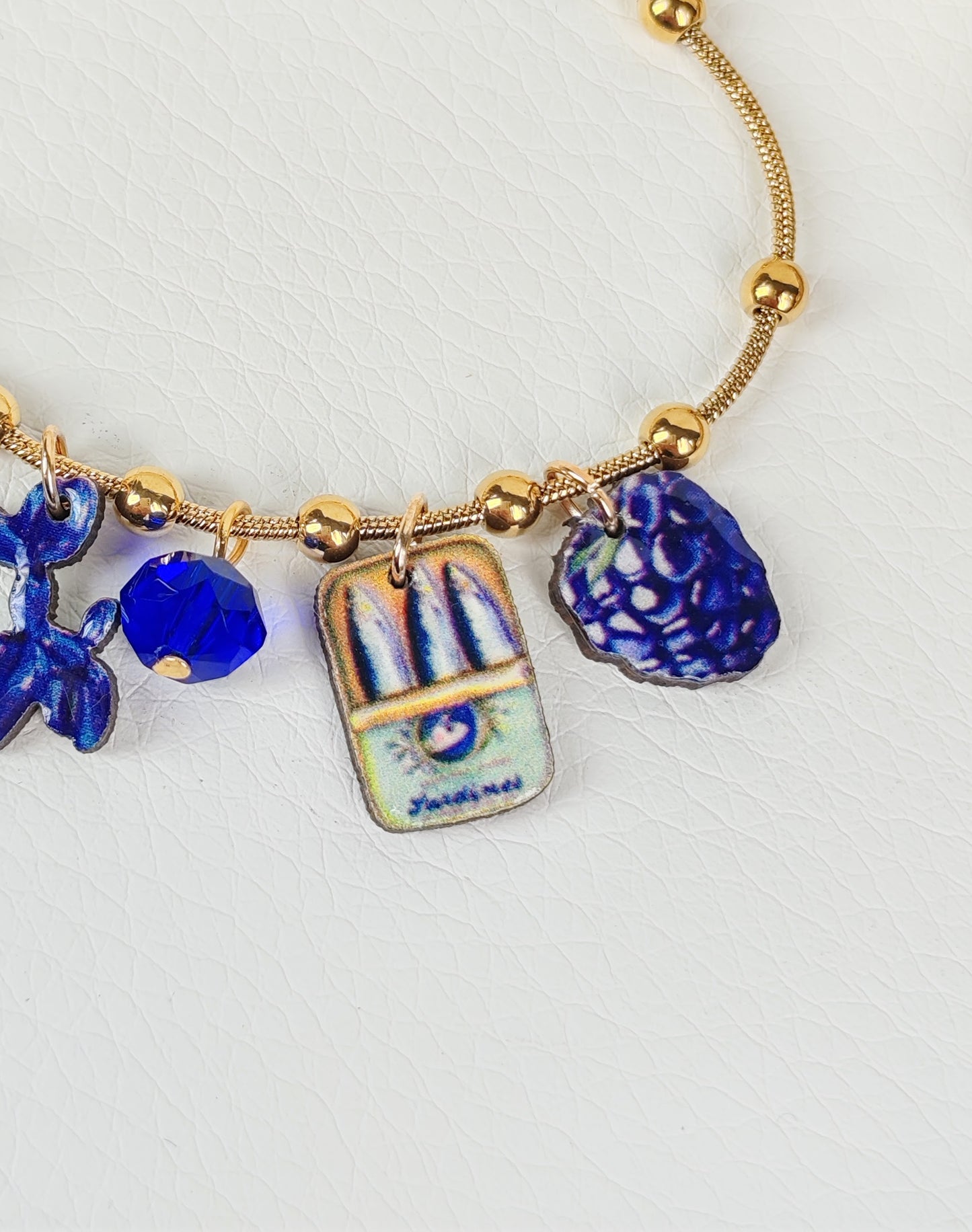 Bracciale acciaio "Blu dipinto di Blu"