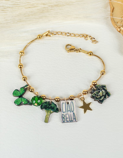 Bracciale acciaio "Ciao Bella"
