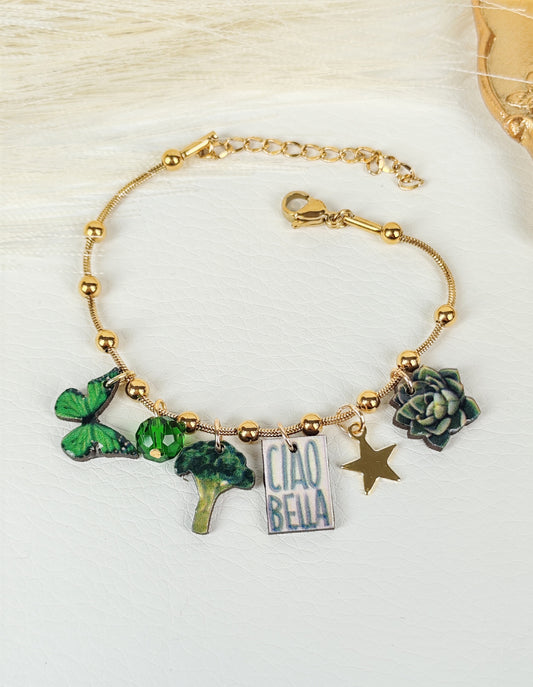 Bracciale acciaio "Ciao Bella"