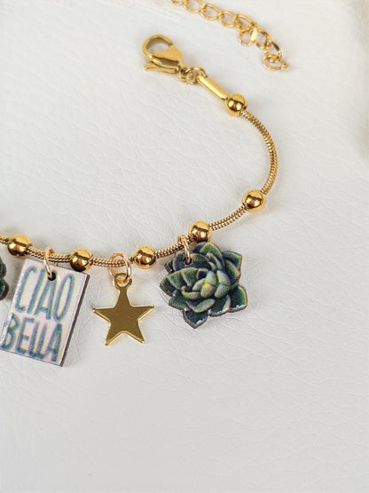 Bracciale acciaio "Ciao Bella"