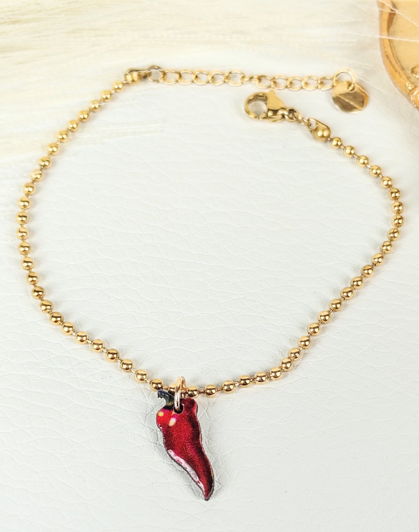 Bracciale acciaio "peperoncino"