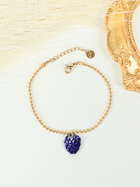 Bracciale acciaio "mora"