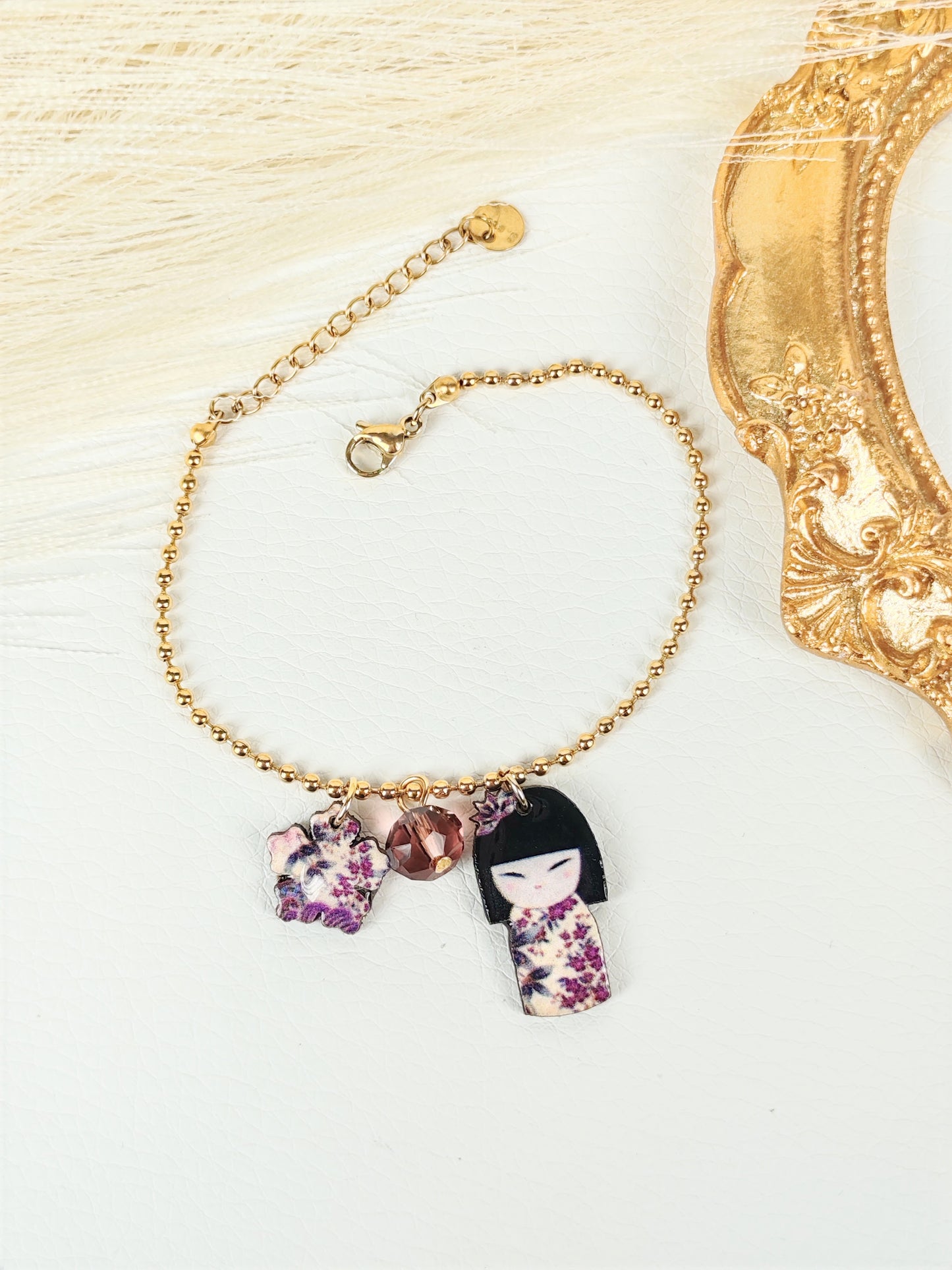 Bracciale acciaio Kokeshi light