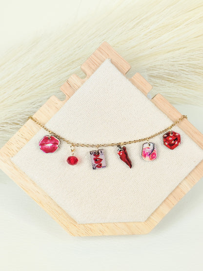 Collana in acciaio "Serata tra amiche"