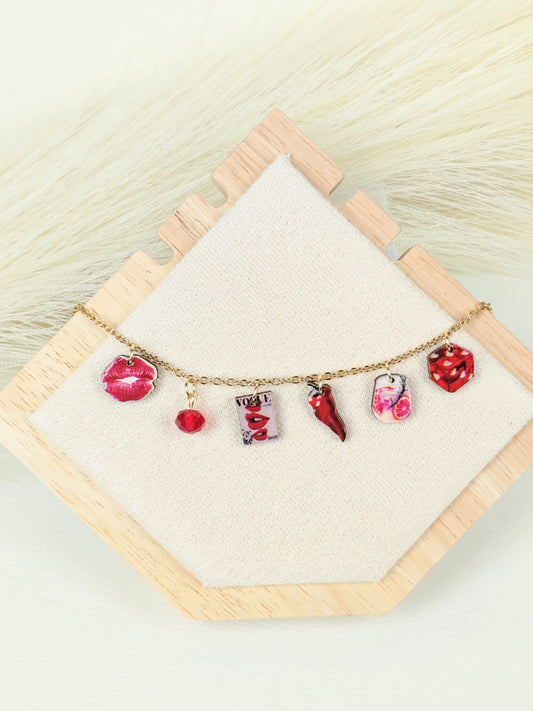 Collana in acciaio "Serata tra amiche"
