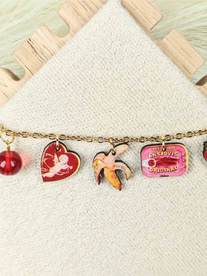 Collana in acciaio "Ragazza Simpatica"