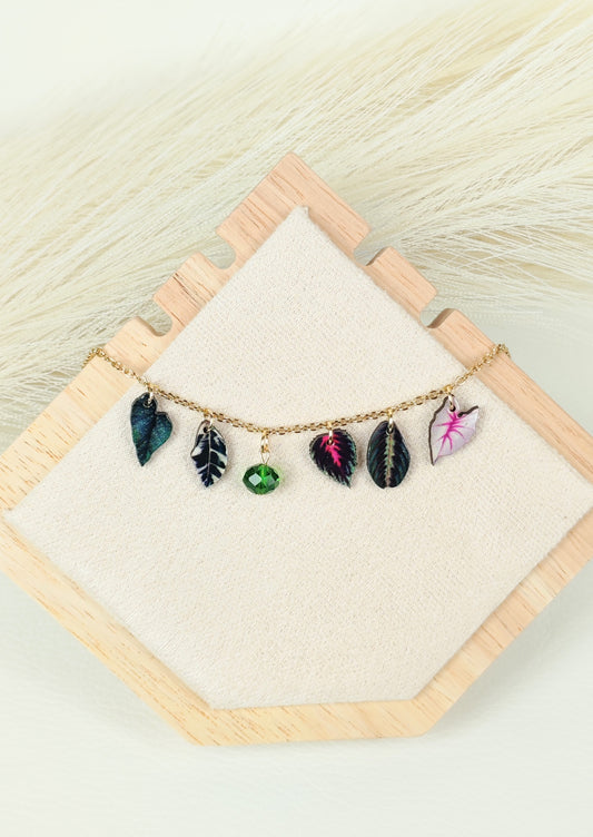 Collana in acciaio "Pollice verde"