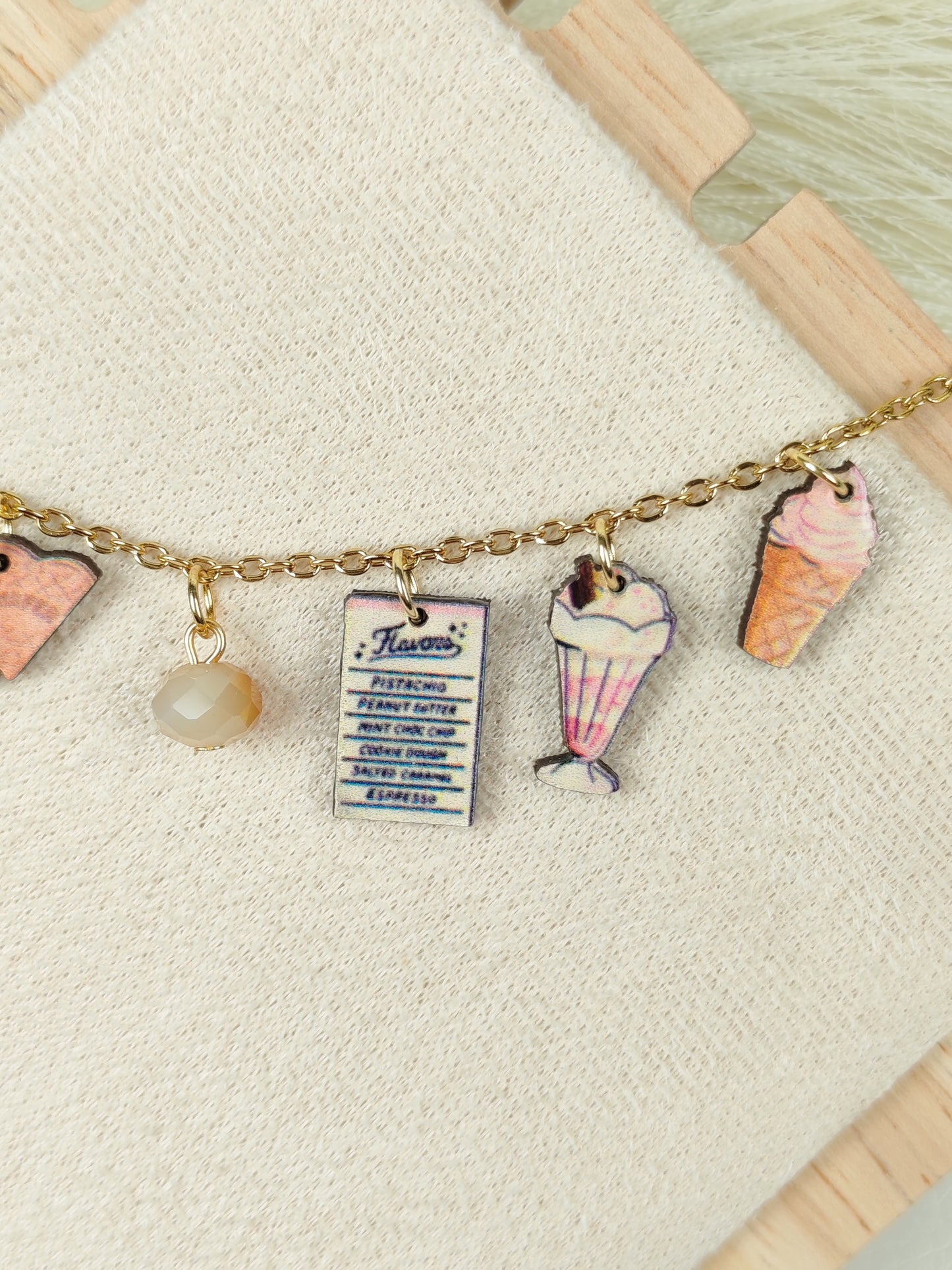 Collana in acciaio "Gelato"