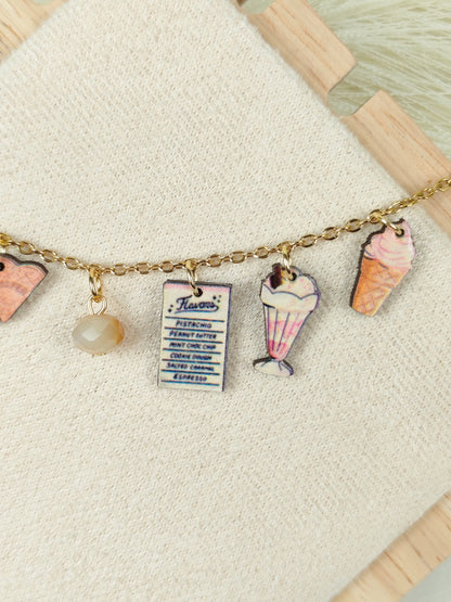 Collana in acciaio "Gelato"