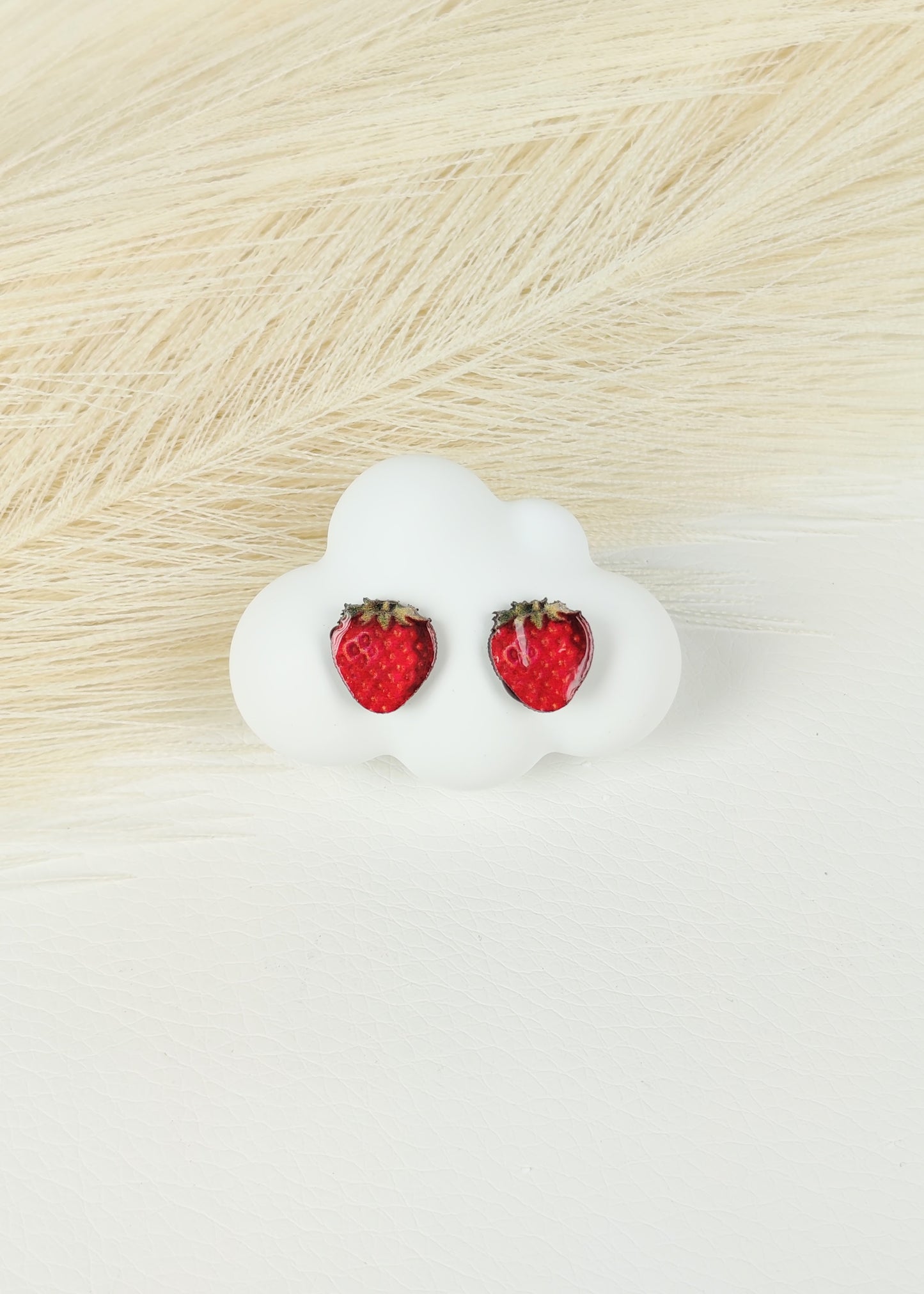 Orecchini a lobo fragole