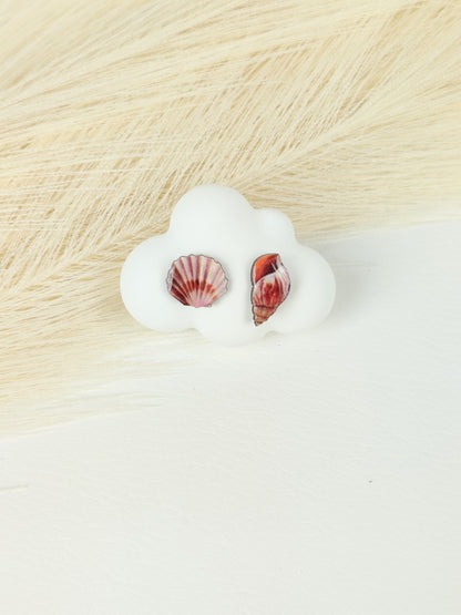 Orecchini a lobo conchiglie
