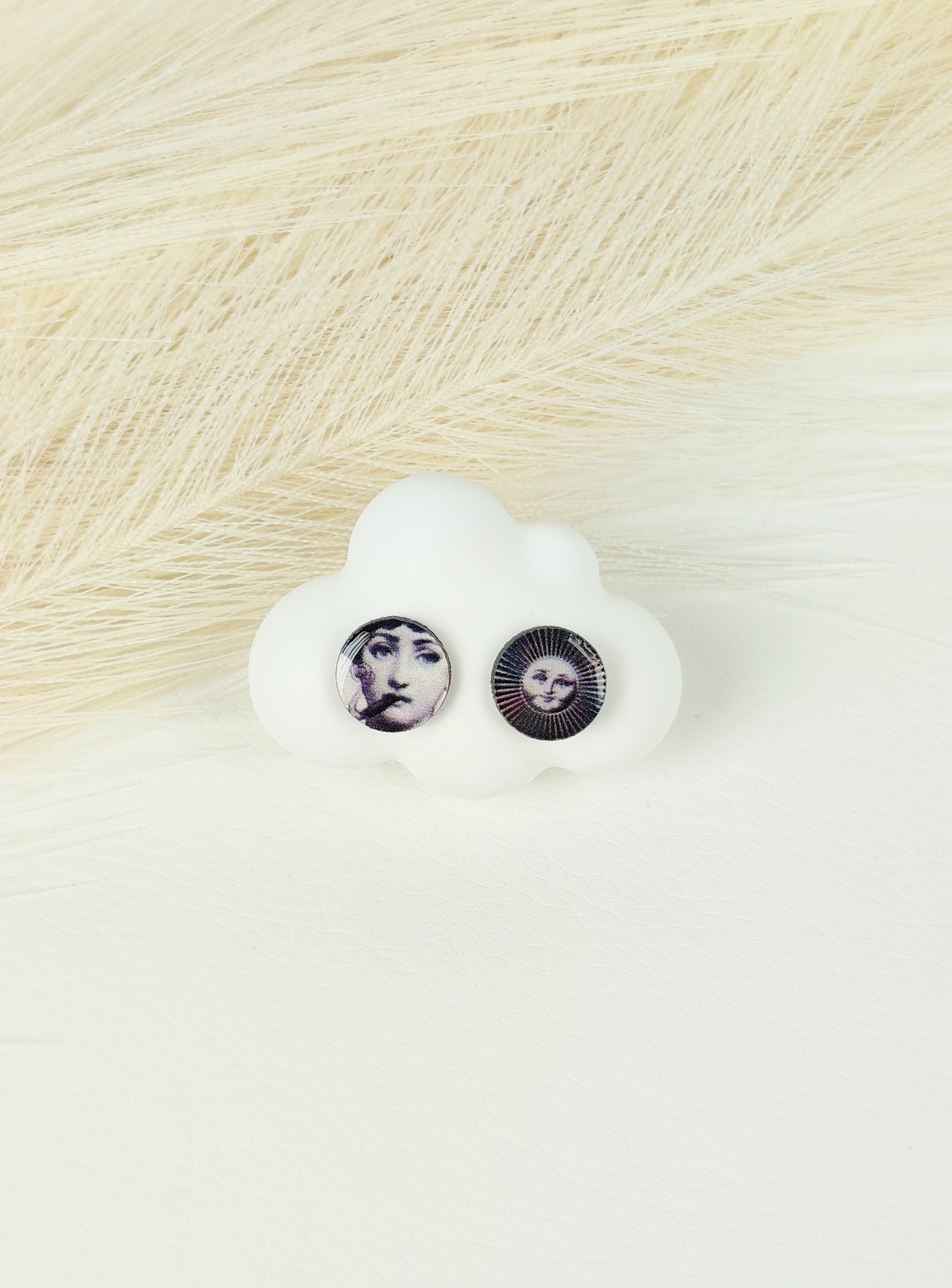 Orecchini a lobo Fornasetti 5