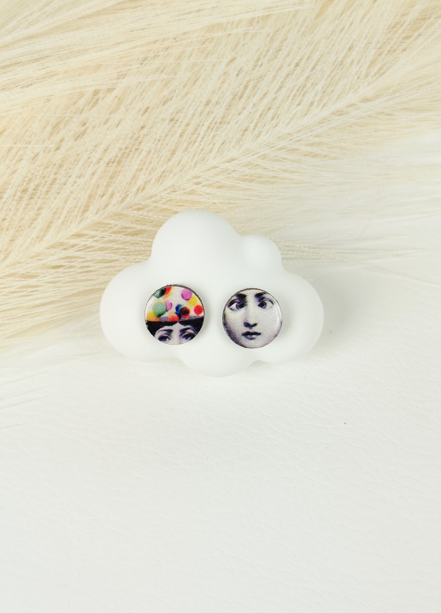 Orecchini a lobo Fornasetti 3